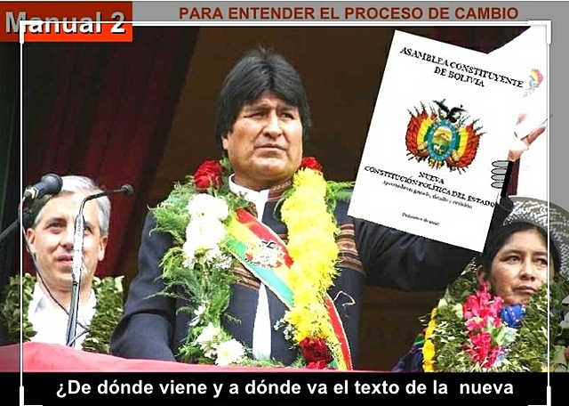The current constitution of Bolivia