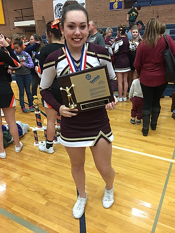 End of high school cheer career