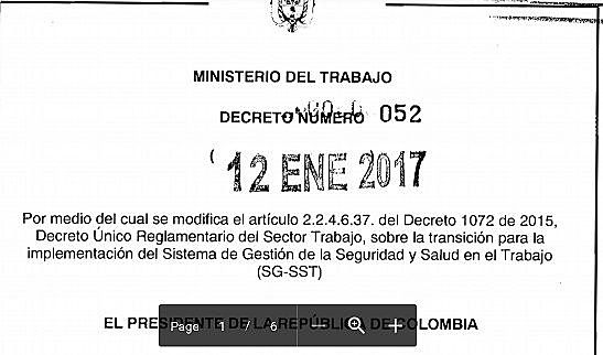 DECRETO 52 DE 2017
