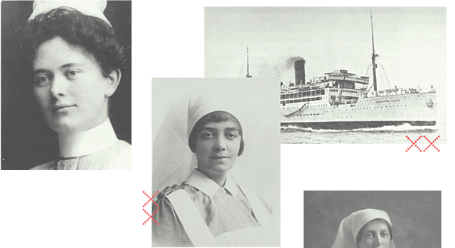 Mae Belle Sampson, Katherine MacDonald, and Nurses Overseas - 1918