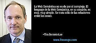 Tim Berners Lee crea la web sematica