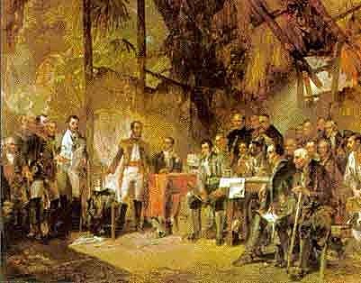 Creation of New Granada army