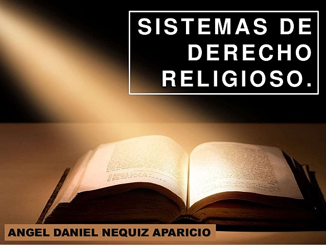 Sistemas jurídicos religioso