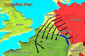 Germany invades Luxembourg and France invades Alsace