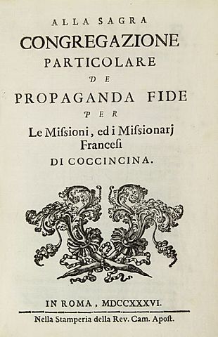 Congregazione De propagande fide