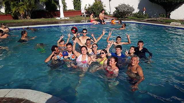 Con mi familia de paseo