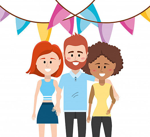 Fiesta por aniversario del colegio