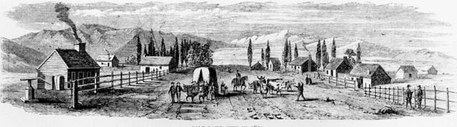 First Mormons enter the valley