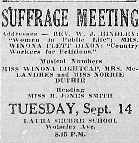 Women's Suffrage Movement