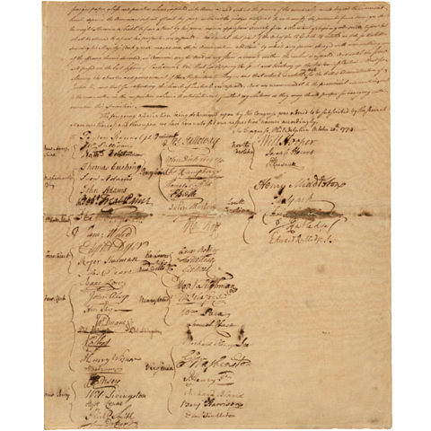 Articles of Association, 1774