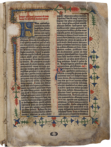 Gutenberg stampa la Bibbia a 42 linee