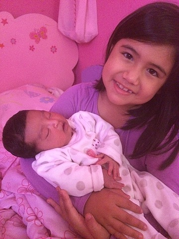 EL DÍA QUE CONOCÍ A MI PRIMERA HERMANITA.