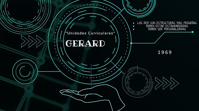 GERARD - "Unidades curriculares"