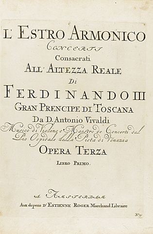 Antonio Vivaldi's "L'estro armonico"