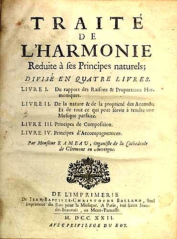 Jean-Philippe Rameau's "Traité de l’harmonie"