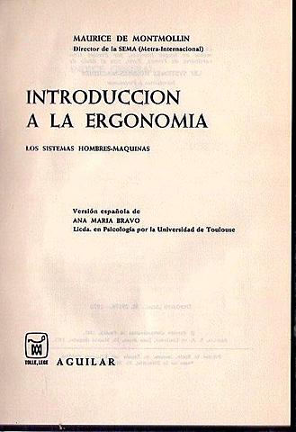 Introducción a la Ergonomía