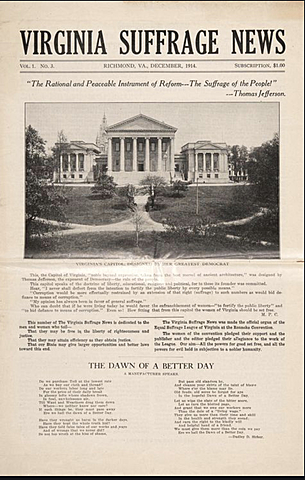 "Virginia Suffrage News"