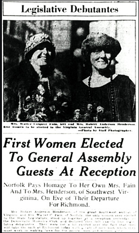 Women In Virginia Government