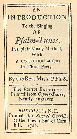 The Rise of the Singing Schools/An Introduction to the Singing of Psalm Tunes