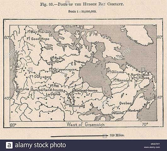 Fuertes y Puertos de la Compañía Bahía de Hudson