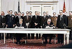 Firma de los acuerdos SALT I