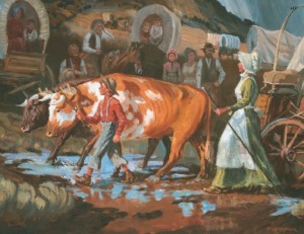 Brigham Young leads the mormon religion