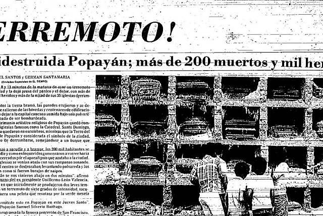 popayan - terremoto 8:15 de la mañana