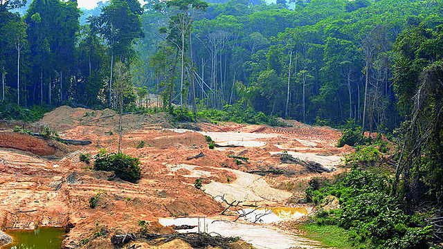 "Ejemplo de las causas de la mineria"