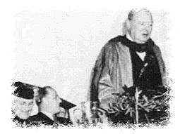 Chruchill da su discurso