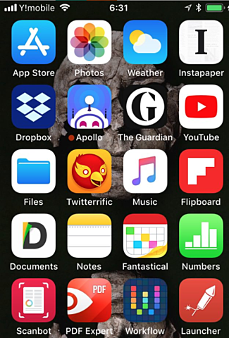 An example of options (few states) and low entropy