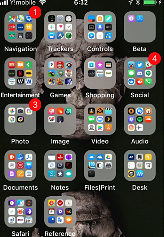 An example of moire options (many states) and high entropy