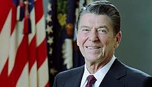 Reagan en la presidencia estadounidense