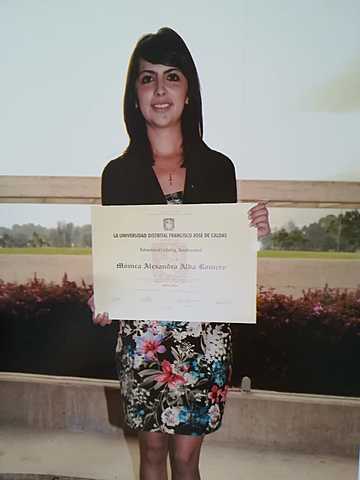 Graduación como Administradora Ambiental