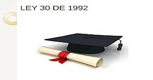 Ley 30 de 1992