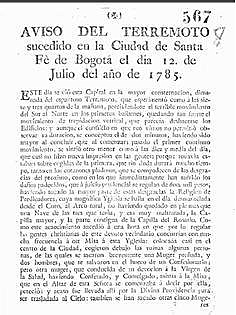 Noticias de la época