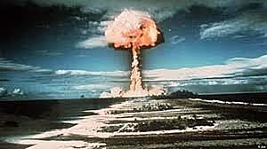 La explosión de la primera bomba atómica francesa