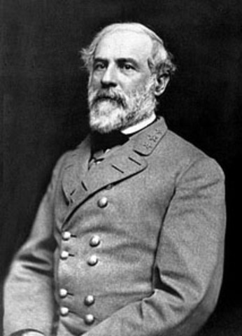 Robert E. Lee surrenders