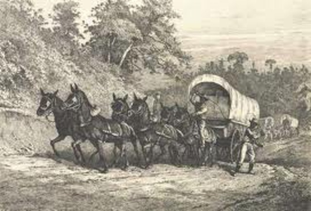 first wagon train to california