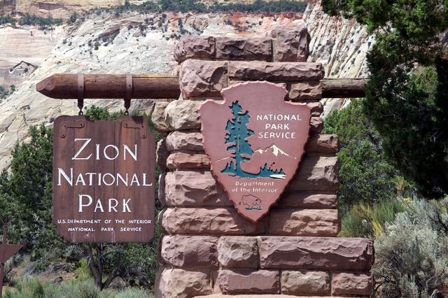 Zion National Park is created