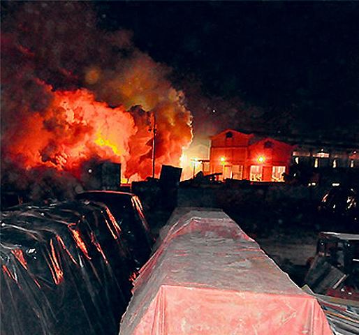 Explosión de bodega de químicos en santa marta