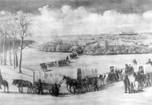 Mormon Pioneers arrived in Utah