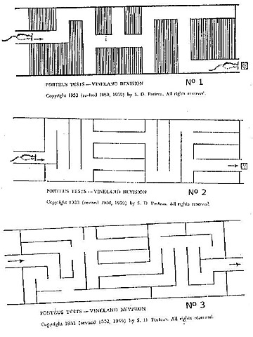 Prueba de laberintos de Porteus