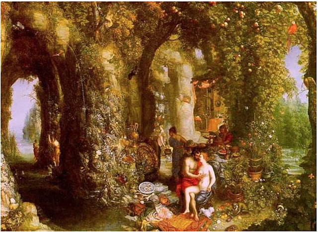A Fantastic Cave with Odysseus and Calypso