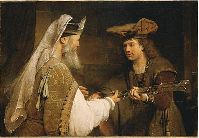 Ahimelech Giving the Sword of Goliath to David