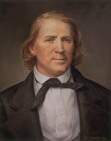 Brigham Young and other settelers arrive in Utah