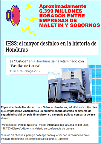 SAQUEO DEL IHSS