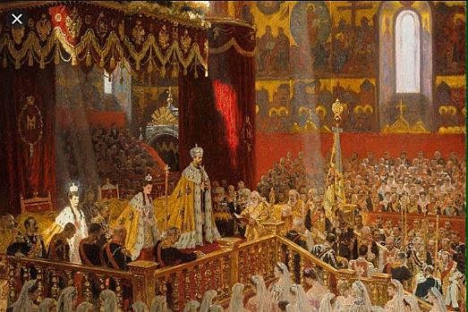 CORONACION DE  NICOLAS II Y ALEXANDRA FEODOROVA