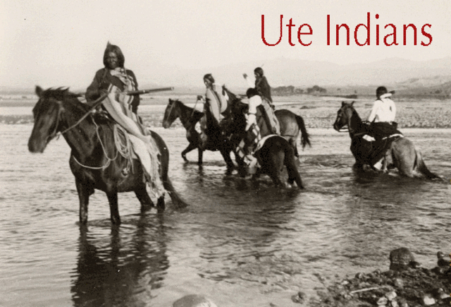 Ute Indians moved to reserves