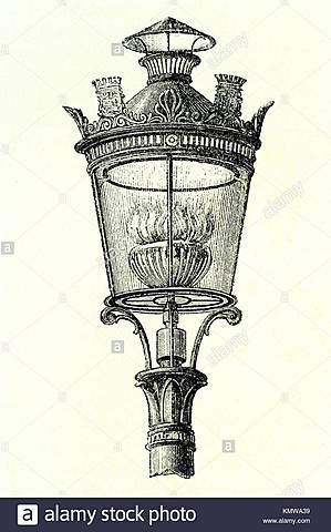 Creacion del alumbrado a gas