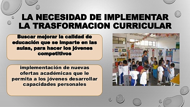Transformación Curricular